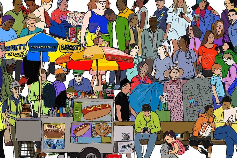 Mona Chalabi's "100 New Yorkers"