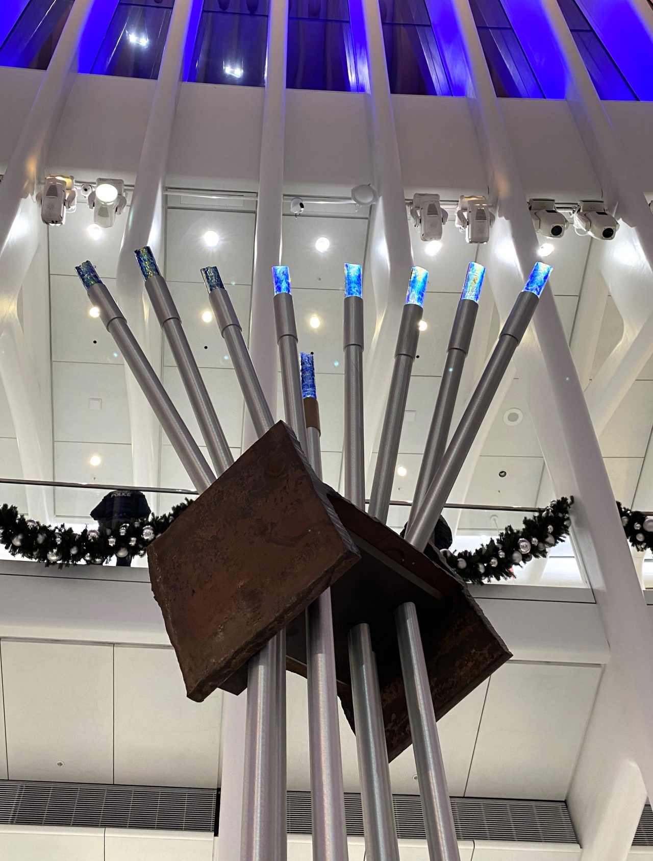 hanukkah menorah at world trade center