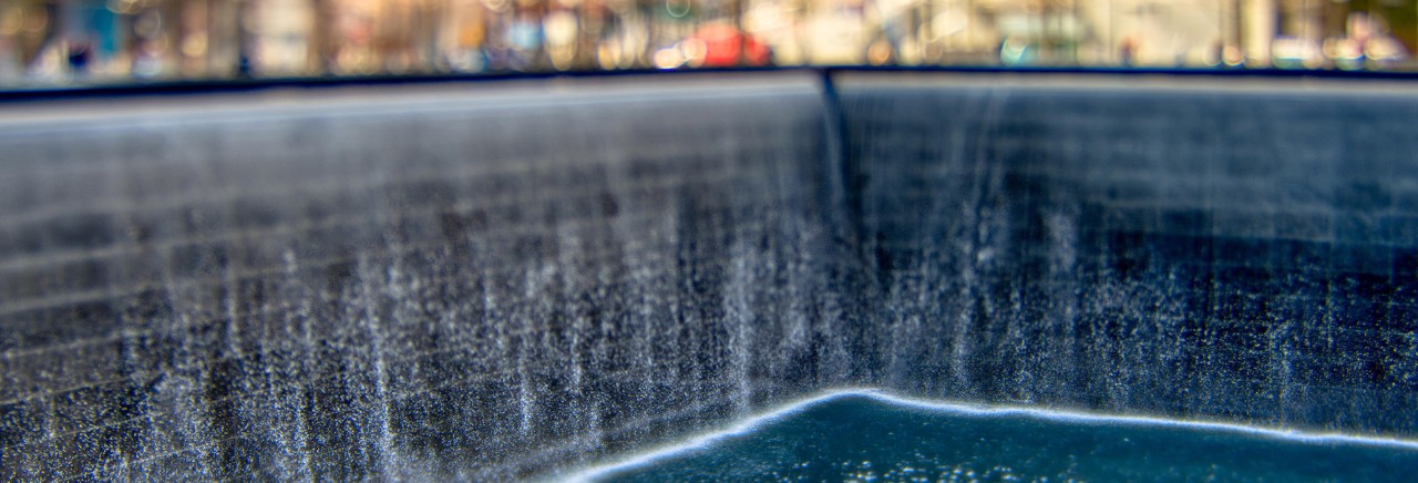 General scenes on the memorial in spring season in New York on Wednesday, March 27, 2016. Video by 9/11 Memorial and Museum